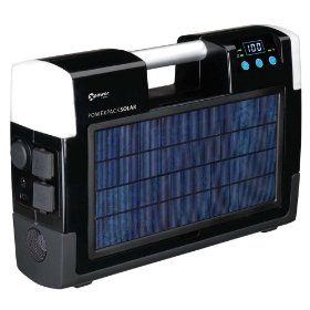 Show details of Xantrex Technologies 852-2071 Xpower AC/DC Powerpack Solar With 400 Watt Inverter, Two AC Outlets, USB Port, And Digital Display.