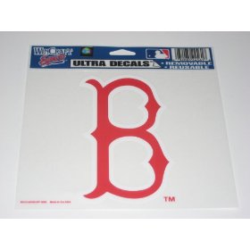 Show details of Boston Red Sox Cap Logo Ultra Decal Cling.
