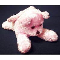 Show details of TIDDY BEAR SEAT BELT COMFORT BEAR IN PINK OR GOLD.
