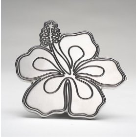 Show details of Hula Hawaiian Hibiscus Flower Billet Hitch Plug Receiver Cover.